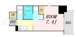 大阪府大阪市西区立売堀1丁目【マンション】の間取り