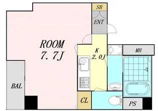 大阪府大阪市淀川区木川東2丁目【マンション】の間取り