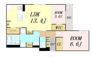 Clashist新森【1階】の間取り