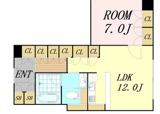 メゾン淀川【8階】の間取り