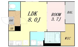JIN Residence吹田【1階】の間取り