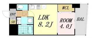 セレニテ京橋クレア【3階】の間取り