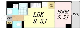 リアライズ今里南【7階】の間取り