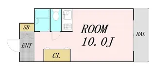 スカイハイツピオラ【2階】の間取り