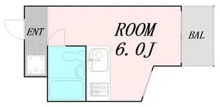 ロイヤルパレス周防町【8階】の間取り