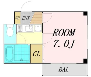 アールマンション【4階】の間取り