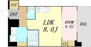 大阪府大阪市淀川区加島1丁目【マンション】の間取り
