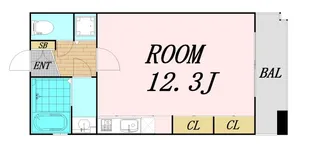 フォレステージュ靱公園【7階】の間取り