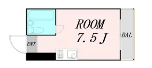 エクセレント上新6【5階】の間取り