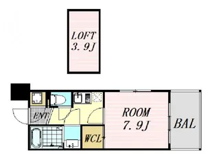フォレステージュ江坂公園【15階】の間取り
