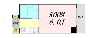 グラシア松屋町【8階】の間取り