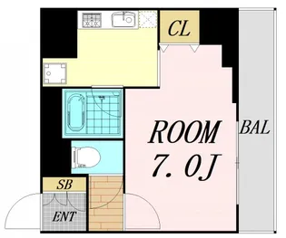 アーデン江坂【3階】の間取り