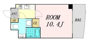 SERENiTE日本橋SUD【10階】の間取り