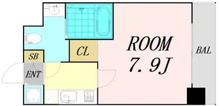 SERENiTE日本橋SUD【10階】の間取り