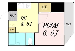 ラフォーレ桜宮2【5階】の間取り