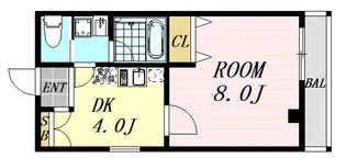 アサヒマンション【2階】の間取り
