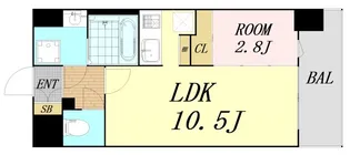 グランフェリーチェ・ナイン【13階】の間取り