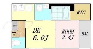 JIN Residence吹田【2階】の間取り