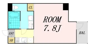 プレサンス谷町キャトル【12階】の間取り
