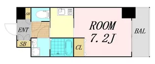 ラクラス高殿【9階】の間取り