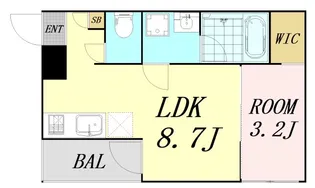 MOVE吹田SOUTH【2階】の間取り