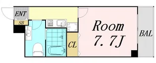 SHINE&SHINE55【10階】の間取り