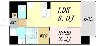 Alivis都島通【5階】の間取り
