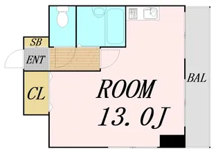 淡路駅前ビル【4階】の間取り