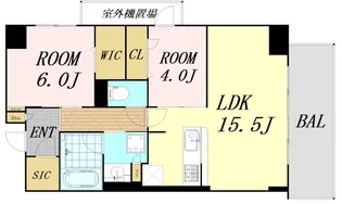 サンエール南堀江【7階】の間取り