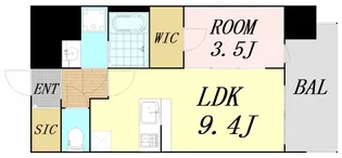 プレサンス長田レジェール【12階】の間取り