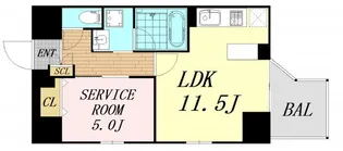 プレジオ本町【14階】の間取り