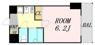 ストリーム江坂【5階】の間取り