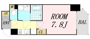 ララプレイス大阪城WESTEN【12階】の間取り