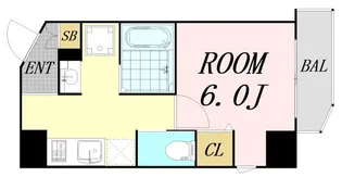 コンフォート滝川公園【8階】の間取り