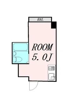 ジオナ深江橋【1階】の間取り