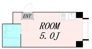 ジオナ深江橋【6階】の間取り