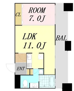 ラクメンビル【6階】の間取り