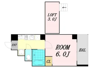ハクユウ元町【10階】の間取り