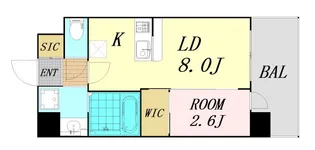 LUMINOUS放出【4階】の間取り