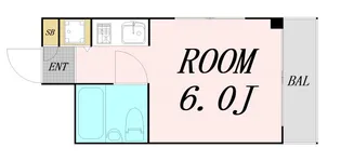 ライラックヴィラ大今里【4階】の間取り