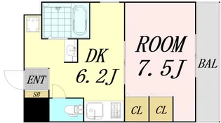 第18関根マンション【9階】の間取り