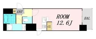アスヴェル大阪城WESTⅡ【10階】の間取り