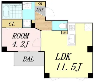 gm TENJIMBASHI【3階】の間取り