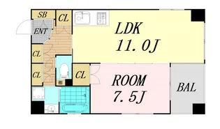 K.H.E【2階】の間取り