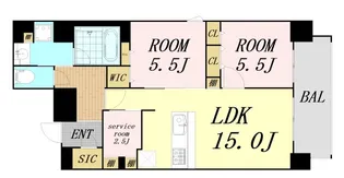 セイワパレス本町東【12階】の間取り