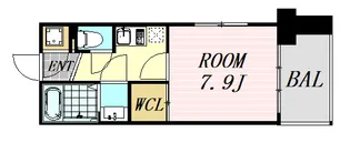 フォレステージュ江坂公園【9階】の間取り