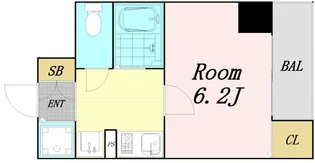 グローディア天満橋【5階】の間取り
