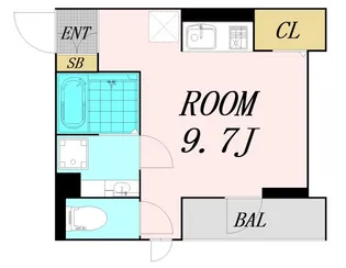 アイレックス京橋【2階】の間取り