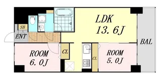 F-TAMATSUKURI【7階】の間取り