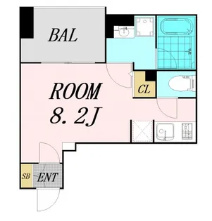 エスライズ西本町【12階】の間取り